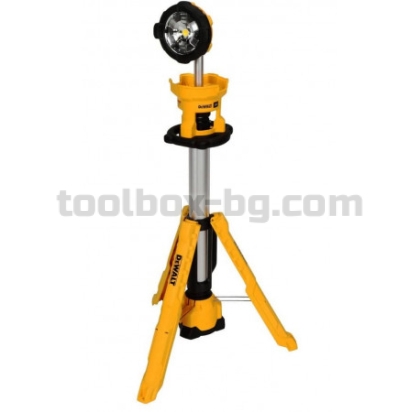 Акумулаторен LED Фенер Dewalt DCL079 18 V , с Тринога. Без зарядно Устройство и Батерии 