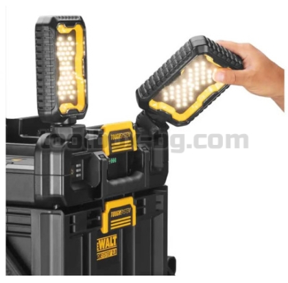 Куфар за Инструменти с Акумулаторни Фенери Dewalt DWST08061-1, 18 V/54 V, 4000 lm