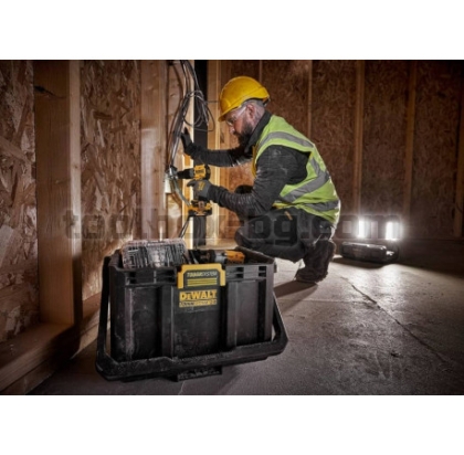 Куфар за Инструменти с Акумулаторни Фенери Dewalt DWST08061-1, 18 V/54 V, 4000 lm