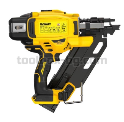 Акумулаторен Пистолет за Пирони Dewalt DCN930N, 18 V, 50 - 90 мм, 33°, Без Батерия и Зарядно У-во.