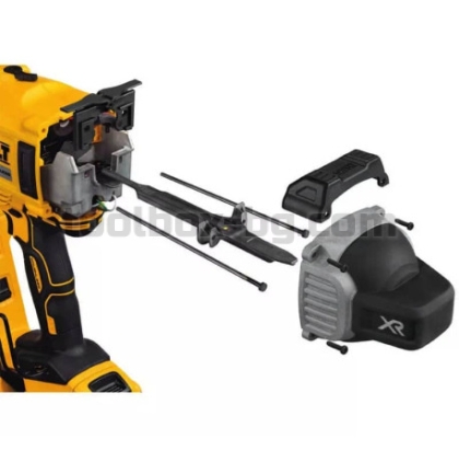 Акумулаторен Пистолет за Коване на Пирони в Бетон  Dewalt DCN890P2 18 V, 2 Батерии по 5 Ач 13-57 мм + КУФАР + Зарядно У_во.