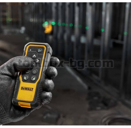 Лазерен Нивелир Dewalt DCLE34035D1, 18 V, XR®, 3 x 360°, Зелен, с Дистанционно и Аксесоари + Куфар