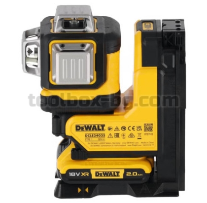 Лазерен Нивелир Dewalt DCLE34035D1, 18 V, XR®, 3 x 360°, Зелен, с Дистанционно и Аксесоари + Куфар