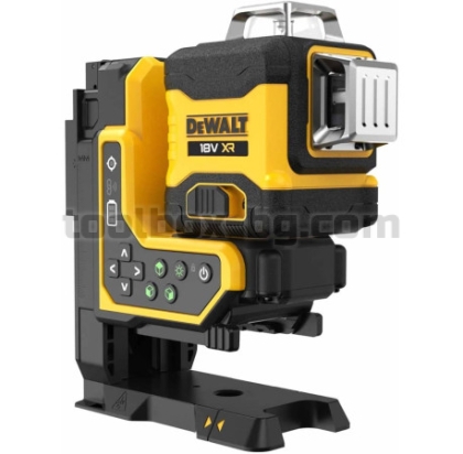 Лазерен Нивелир Dewalt DCLE34035D1, 18 V, XR®, 3 x 360°, Зелен, с Дистанционно и Аксесоари + Куфар