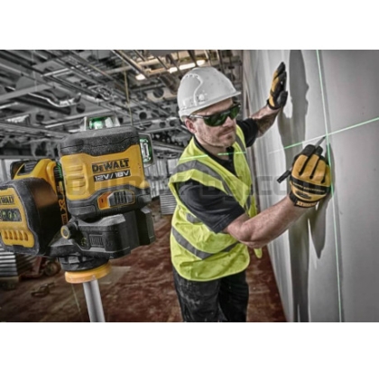 Лазерен Нивелир 360 градуса Зелен Dewalt DCE089D1G18 