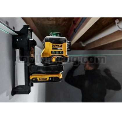 Лазерен Нивелир Dewalt DCLE34031D1, 18V, с Батерия 2 ah, Зарядно и Куфар