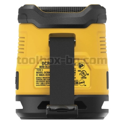 Bluetooth Tонколона Dewalt DCR009 , 30 м, с USB-C Зареждане