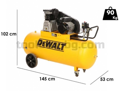 Монофазен Компресор 3 к.с., 10 бара, 200 л, Dewalt DXCMB3M201HE
