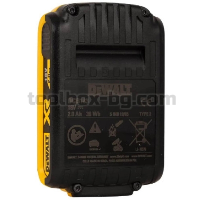 Батерия Dewalt DCB183 18 V 2 Ач