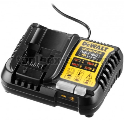 Зарядно Устройство Dewalt DCB1104 + 2 бр. Батерии DCB184 18 V 5 Ач DCB1104P2
