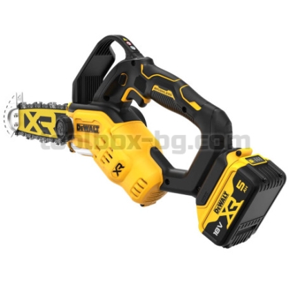 Акумулаторен Верижен Трион Dewalt DCMPS520P1 18 V, 20 см, + 1 Батерия 5 Ач, + Зарядно Устройство.