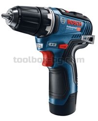 Акумулаторен винтоверт Bosch GSR 12V-35 с 2 батерии 3.0 Ah + зарядно устройство в размер L-Boxx. 