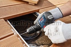 Акумулаторен винтоверт Bosch GSR 12V-35 FC без батерия/зарядно с 4 приставки в Куфар L-Boxx
