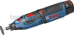 Акумулаторен ротационен инструмент Bosch GRO 12V-35 с 2x 2.0 Ah батерии + зарядно устройство в куфар L-BOXX