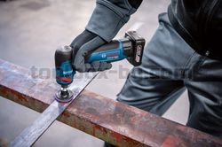 Акумулаторен прав шлайф Bosch GWG 12V-50 S без батерия и зарядно устройство в Куфар L-BOXX