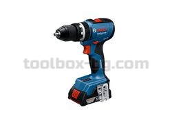 Акумулаторен ударен винтоверт Bosch GSB 18V-65 с 2 x 5.0 Ah батерии и зарядно устройство в Куфар L-BOXX