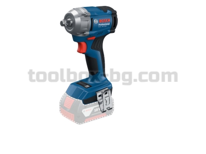 Акумулаторен ударен гайковерт Bosch GDS 18V-350, 18V, 1/2", 2x4.0 Ah и зарядно устройство в куфар L-BOXX