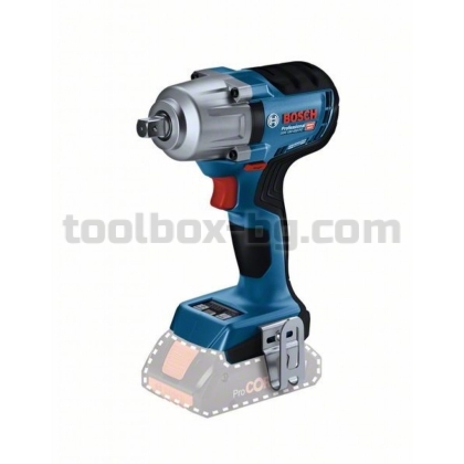 Акумулаторен ударен гайковерт Bosch GDS 18V-450 PC, 450 Nm, 1/2" квадрат, без батерия и зарядно устройство