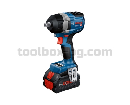 Акумулаторен ударен гайковерт Bosch GDS 18V-750 C, 2 батерии 5.0 Ah и зарядно устройство в Куфар L-BOXX