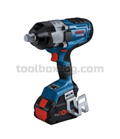 Акумулаторен ударен гайковерт Bosch GDS 18V-1600 HC, 3/4", 2x 8.0Ah, батерия и зарядно устройство в Куфар L-BOXX
