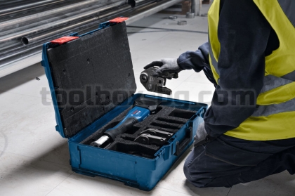 Акумулаторен кримп инструмент Bosch GPT 18V-32 без батерия и зарядно устройство в Куфар XL-BOXX