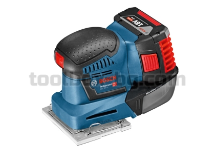 Акумулаторна орбитална шлайфмашина Bosch GSS 18V-10 + Основна плоча, без батерия и зарядно устройство