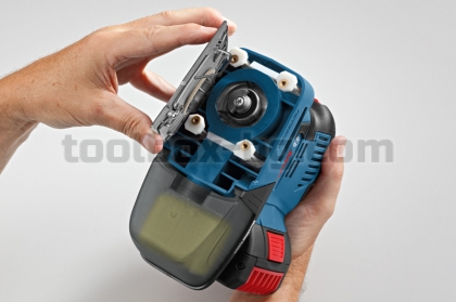 Акумулаторна орбитална шлайфмашина Bosch GSS 18V-10 + Основна плоча, без батерия и зарядно устройство
