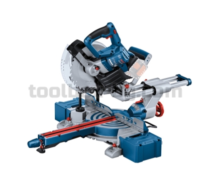Акумулаторен настолен циркуляр Bosch BITURBO GCM 18V-216 D без батерия и зарядно устройство