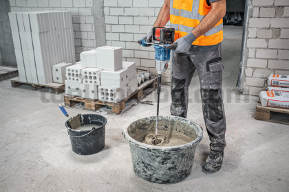 Безжичен миксер Bosch GRW 18V-160 Без батерия и зарядно устройство
