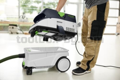 Мобилна прахосмукачка Festool CLEANTEC CTM 26 EI-FLR, M-клас, FLR версия