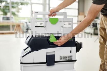 Мобилна прахосмукачка Festool CLEANTEC CTM 26 EI-FLR, M-клас, FLR версия