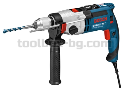 Ударна бормашина Bosch GSB 21-2 RCT Professional в куфар с инструменти