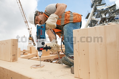 Ударна бормашина Bosch GSB 21-2 RCT Professional в куфар с инструменти