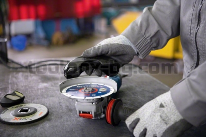 Ъглошлайф Bosch GWX 17-125 S с X-LOCK 