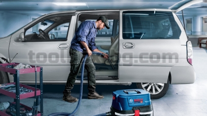 Прахосмукачка за мокро и сухо почистване Bosch GAS 12-25 PL, L-клас, 1250 вата, 25 литра