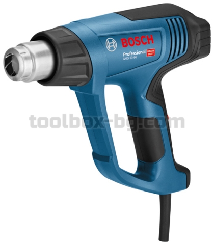 Пистолет за горещ въздух Bosch GHG 23-66 с аксесоари в Куфар L-BOXX 136