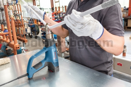 Пистолет за горещ въздух Bosch GHG 23-66 с аксесоари в Куфар L-BOXX 136