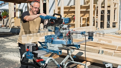 Професионален настолен циркуляр Bosch GCM 12 SDE