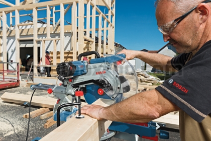 Професионален настолен циркуляр Bosch GCM 12 SDE