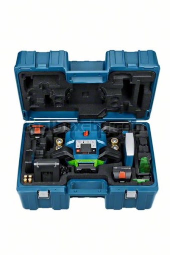 Ротационен лазер Bosch GRL 650 CHVG, 1x 4.0 компютър и зарядно устройство в куфар
