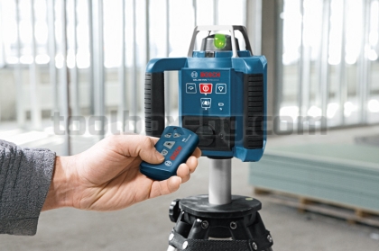 Ротационен лазер Bosch GRL 300 HVG 1 с включени батерии и зарядно устройство в куфар