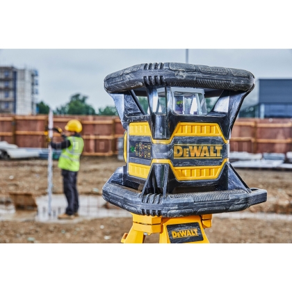 Ротационен лазер DeWALT DCE080D1RS, червен 18V, 1x 2.0 Ah батерия и зарядно устройство в TSTAK куфар