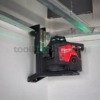 Milwaukee M123PLKIT-401P Комплект лазерен нивелир M12 със зелен 360° обхват