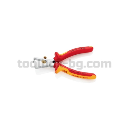 Клещи за оголване на кабели Knipex, дължина 160 мм, хромирани VDE