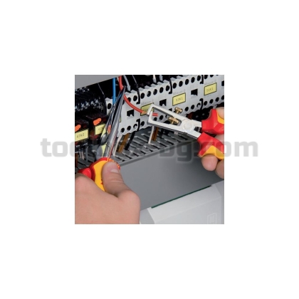 Клещи за оголване на кабели Knipex, дължина 160 мм, хромирани VDE