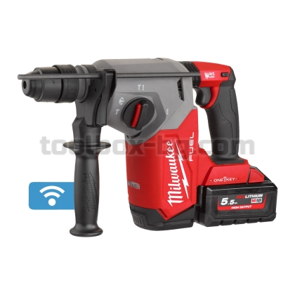 Перфоратор Milwaukee M18ONEFHX-552X, 2x 5.5 Ah Батерии + зарядно устройство