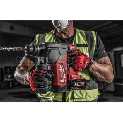 Перфоратор Milwaukee M18ONEFHP-0X, SDS-Plus, Без Батерия и Зарядно  в HD Куфар