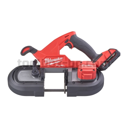 Aкумулаторен лентов трион  Milwaukee FUEL™ M18FBS85-202C, 2 x M18 B2 Батерии, Зарядно и Куфар