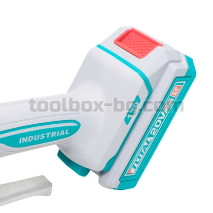 Вибрираща вендуза за плочки TOTAL INDUSTRIAL, 20 V, 1 x 2 Ah