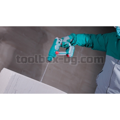 Акумулаторен Перфоратор TOTAL SDS+, 20 V, 1 x 2.0 Ah